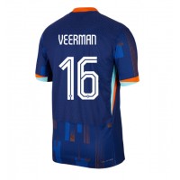 Niederlande Joey Veerman #16 Fußballbekleidung Auswärtstrikot EM 2024 Kurzarm